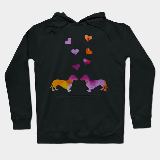 Dachshunds Hoodie by BittenByErmines